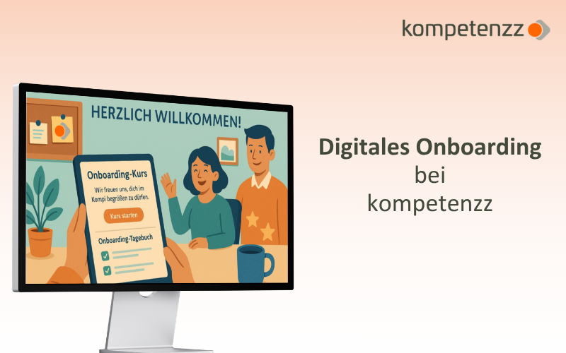 Ein Mockup eines PC-Bildschirms mit einem Screenshot des Kurses